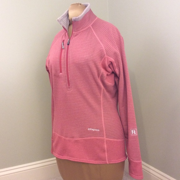 Patagonia Jackets & Blazers - Patagonia Pink Waffle Knit Pullover